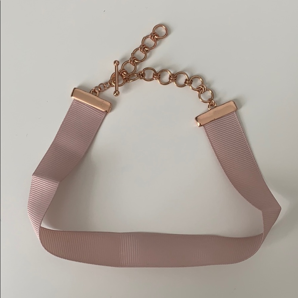 Pink Ribbon Choker